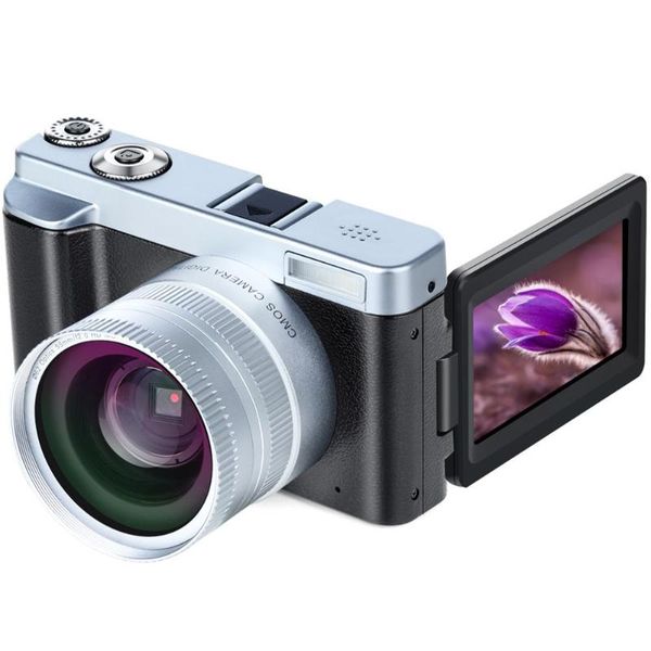 

2019 Новый DC102 Флип экран беспроводной WIFI двойной широкоугольный объектив Full HD 1080P 24