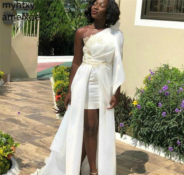 

2019 new arrival south african long evening dress dubai one women wear formal party prom gown custom made plus size, White;black