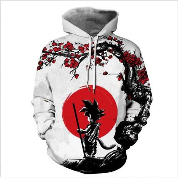 

новая мода женщина мужчины kid гок повседневного 3d printed crewneck толстовка толстовка мужской sportwear пальто wr271, Black