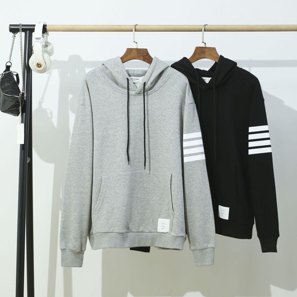

hoodie thom tb hoodie long sleeve high neck sweater sweatshirt fashion browne pullover hoodie outdoor sweatshirt, White;black
