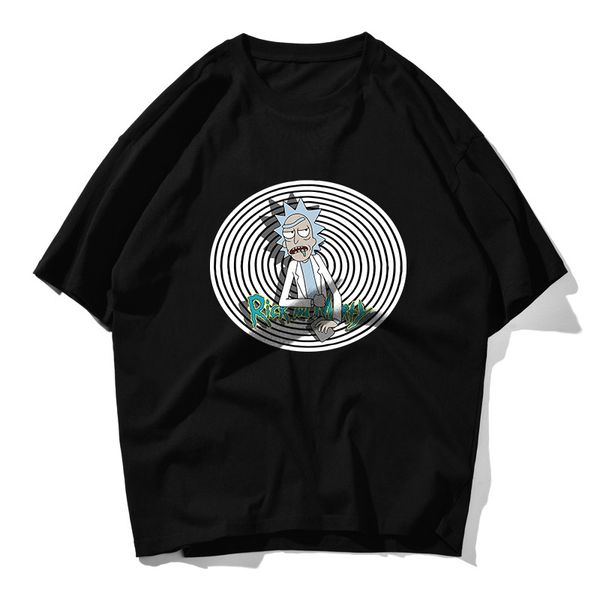 

men's designer multicolor men's t-shirt men and women cotton loose oversize cartoon print t-shirt m-5xl, White;black