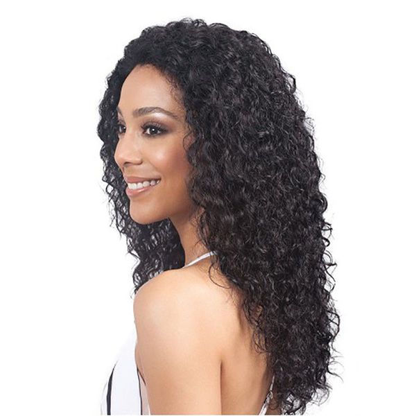 

парик европы и америки продажа африканских женщин длинные многоцветный малооб'емной наборы длинные волосы волос, Black