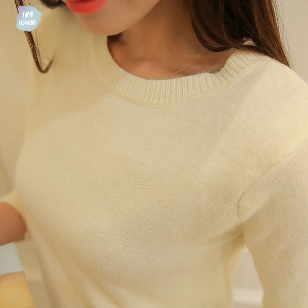 

winter sweater autumn female knitted jersey jumper tricot cashmere pullover women pull femme drop shipping good quality, White;black
