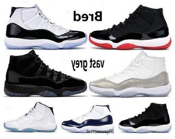 

shoes 2020 bred 11s 11 jumpman basketball vast grey concord 45 cap and gown heiress black nightshade men women designer sneakers trainers