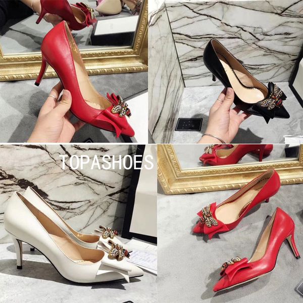 

2019 Модные дизайнерские женские туфли с красными низами на высоких каблуках 7см Об