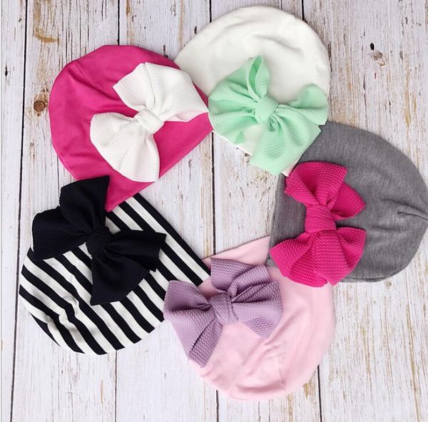 

new kids'autumn and winter hats corn butterfly bow cap for children neonatal headgear indian cap ing, Yellow