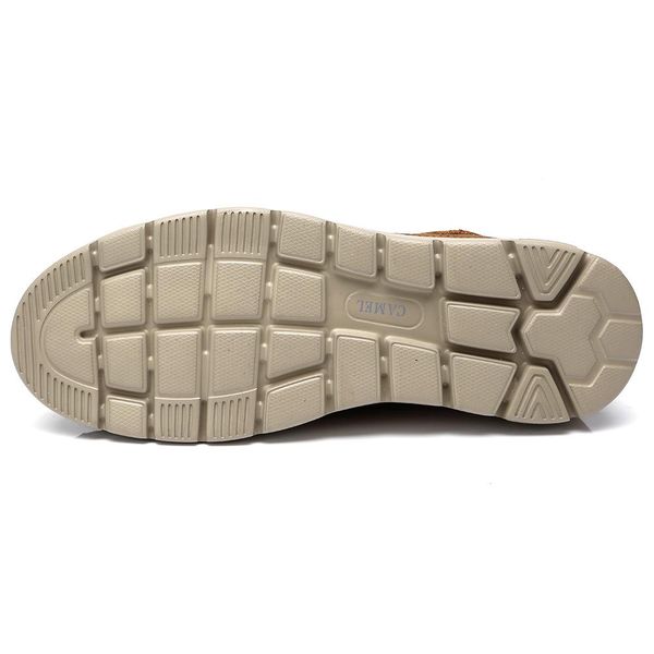 

with box camel genuine leather men casual shoes comfortable fashion footwear soft cowhide male man shoes mocassin cuir, Black