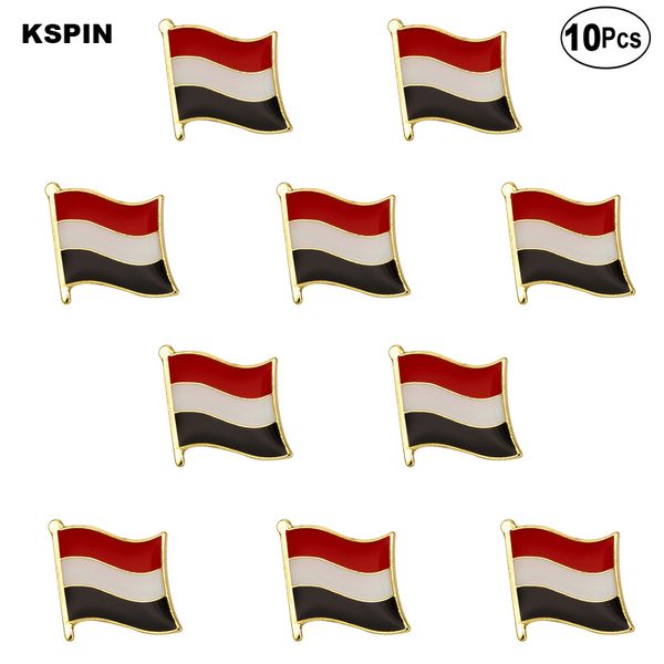

yemen flag lapel pin flag badge brooch pins badges, Gray