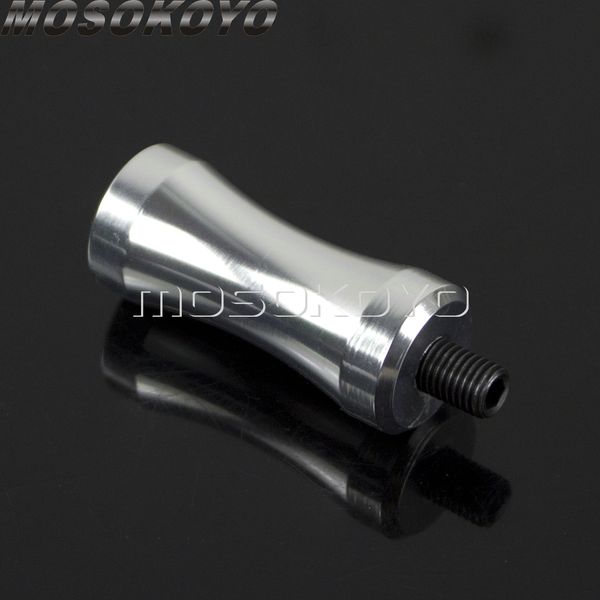 

1pcs silver motorcycle shift gear foot pegs cnc aluminum shifter heel toe pedals for cafe racer bobber chopper custom