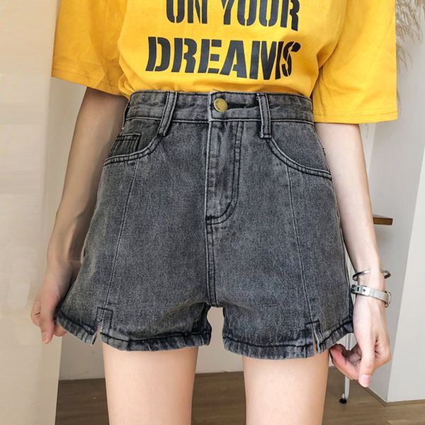 

short jeans women's high waisted denim shorts jeans lady summer solid women denim shorts summer, White;black