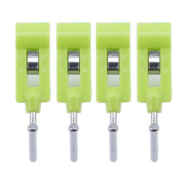 

4pc/pack plastic portable hanging clothes rails clips clamp lever hook peg travel clothes pins socks underwear drying rack