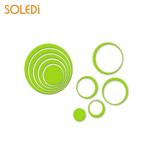 

acrylic wall decal circles office indoors decoration mural art christmas stereo 3d self-adhesive wall stickers wallpaper