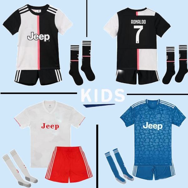 

Ronaldo occer jer ey buffon 19 20 juventu football hirt de ligt kid kit kit uniform thailand, Black;yellow