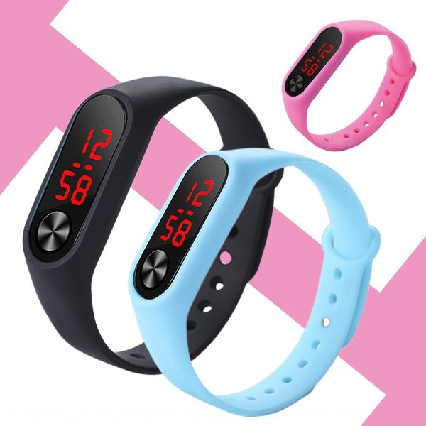 

tiktok led luminous and female bracelet electronics luminous electron students couple sports electronic watch female bracelet watch, Blue