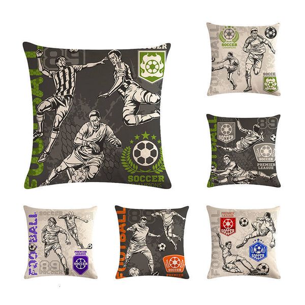 

nordic портрет спорт белье наволочки звезда футбола подушка крышки декоративные подушки throw охватывает диван обложка home decor zy429