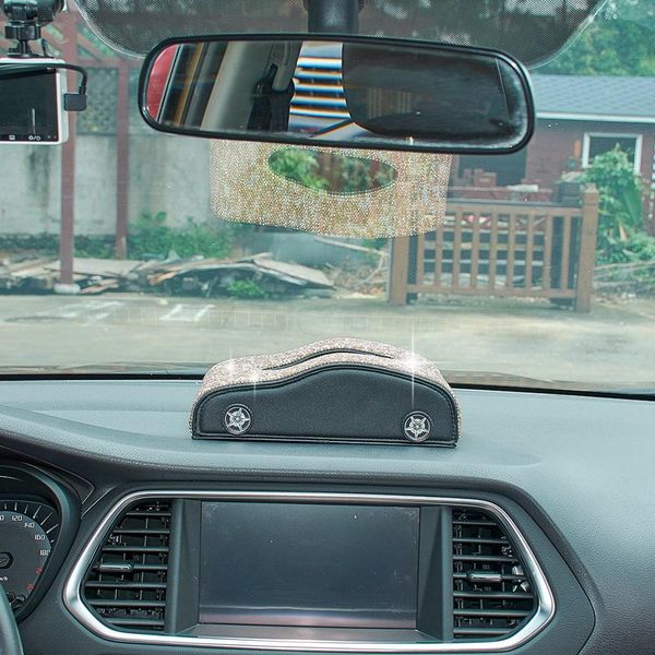 

car tissue box paper case cover shinny tissue holder for home car office