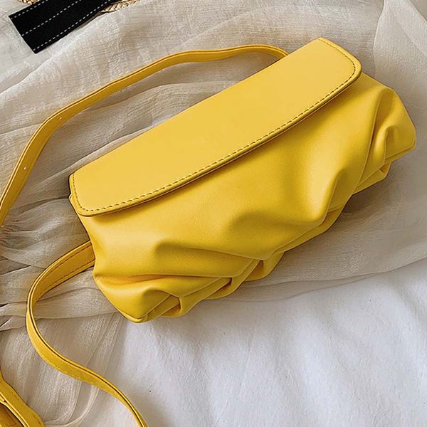 

korean fashion solid color women shoulder bag pu leather office ladies hobos bag hasp women flap crossbody bags