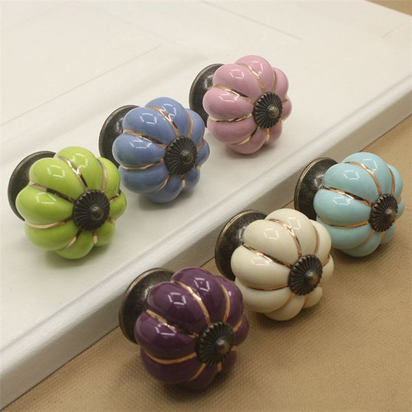 2019 Ceramic Drawer Knobs 40mm Cabinet Pulls Kitchen Handles