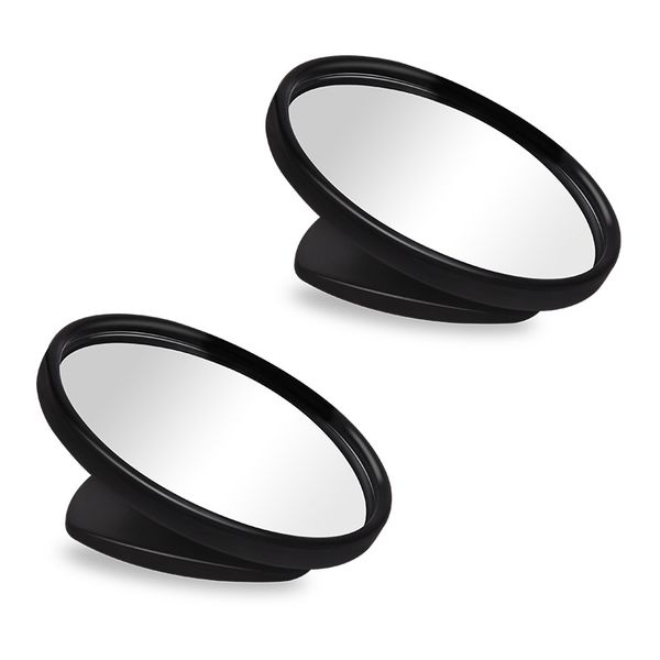 

car rear door opening observe two rows of rear view mirror 1-pack 360-degree adjustable angle blind spot mirror small round mirr