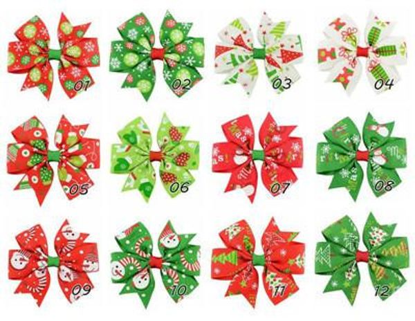 

baby girls siwa bow hair clip grosgrain ribbon hairclip children barrettes bowknot hairpins diy hair accessory christmas gifts 2020, Slivery;white