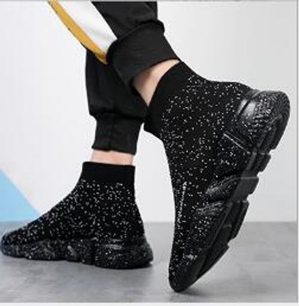 

designer shoes casual of triple speed trainer black white red flat fashion mens womens socks sneakers fashion platform fff