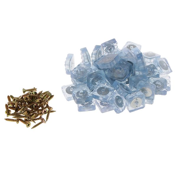 

50pcs non skid rubber feet bumper leg tips caps cover for furniture