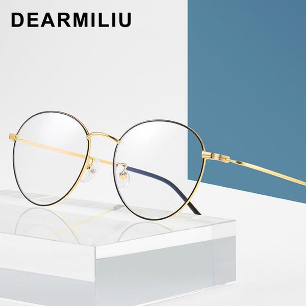 

dearmiliu oval frame rose gold anti blue light blocking glasses led computer reading glasses radiation-resistant gaming eyewear, White;black
