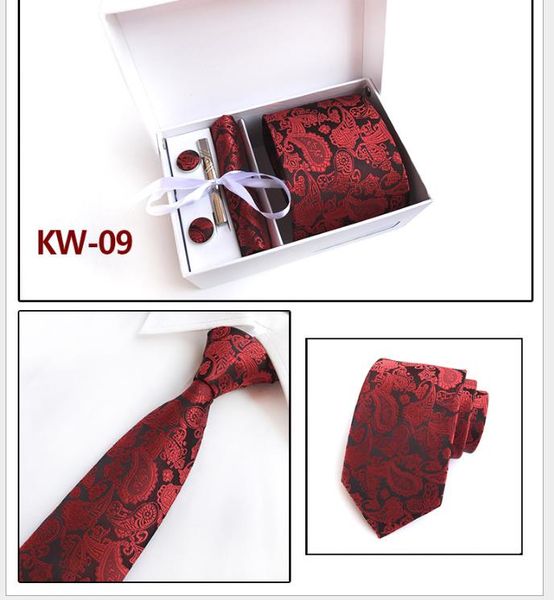 

men's tie boutique gift box 6 pieces suit group tie formal gift tie, Blue;purple