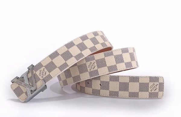 

2020 new fashion girls business belt imported leather big buckle women's belt good brand belt, Blue;gray