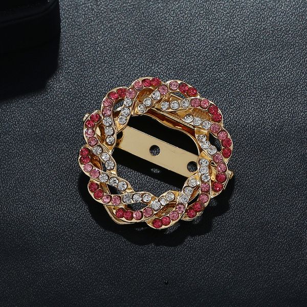 

womens silk scarf buckle brooch with back pin rhinestones zinc alloy silver & golden color for wedding party, Gray