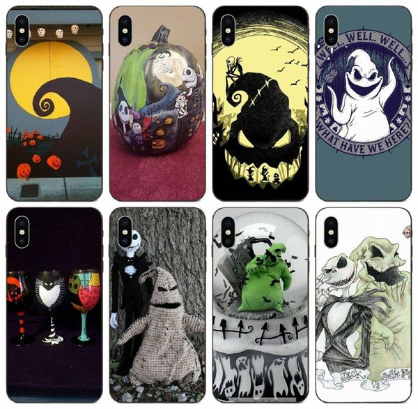 

[tongtrade] nightmare before christmas jack oogie case for apple iphone 11 pro x xs max 8 7 6 5 4 samsung j3 huawei y6 pro lg k10 cover case