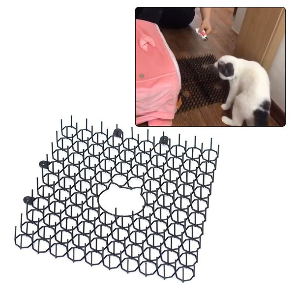 

anti-cat thorn pad drive cat artifact prevent rig car messy balcony garden cats restricted area mat