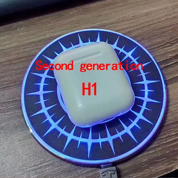 

2nd air pod wirele charging with mart en or bluetooth earphone matte hinge h1 earbud pk head et w1 chip upercopy animatio