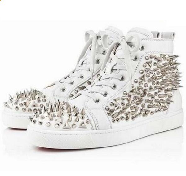 

многоцветный шипастый пик кроссовки красный нижний шипастый предел досуг тренер обувь горный хрусталь мужские плоские кроссовки свадьба плат, Black