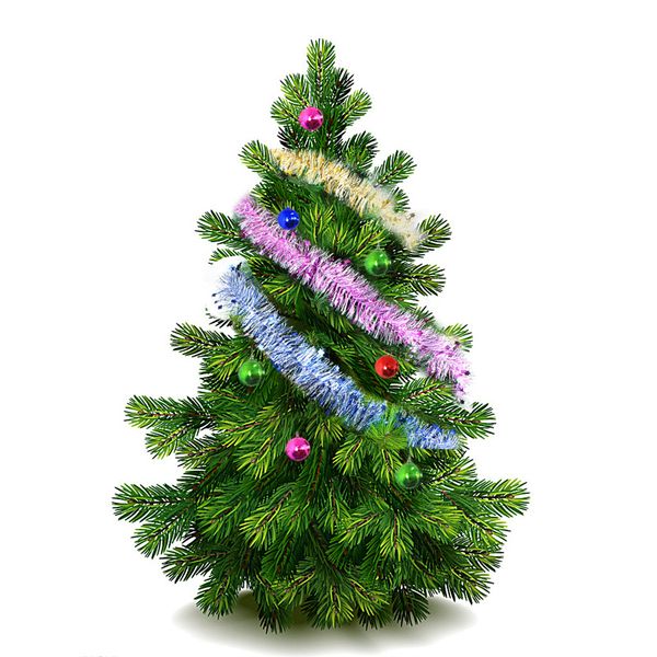 

christmas decorations home decorative colored ribbon hanging prom tree decoration five colors festival party bar ornaments