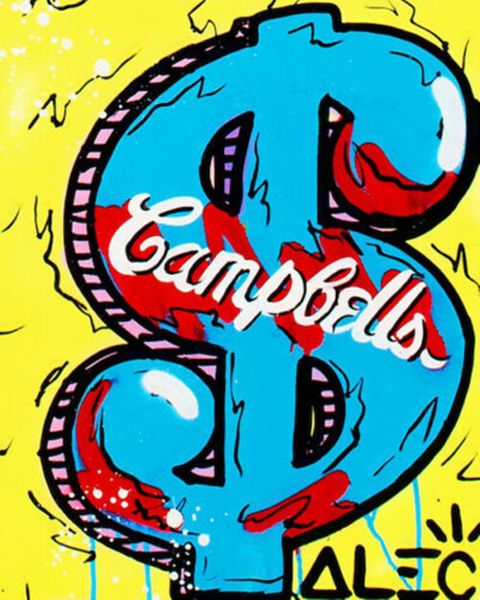 

alec monopoly graffiti art dollar sign home decor handcrafts /hd print oil painting on canvas wall art canvas pictures 1079