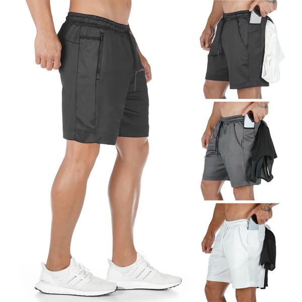 

2020 men's shorts running shorts basketball jogging quick dry quick drying sport gyms fitness bodybuilding workout, Black;blue