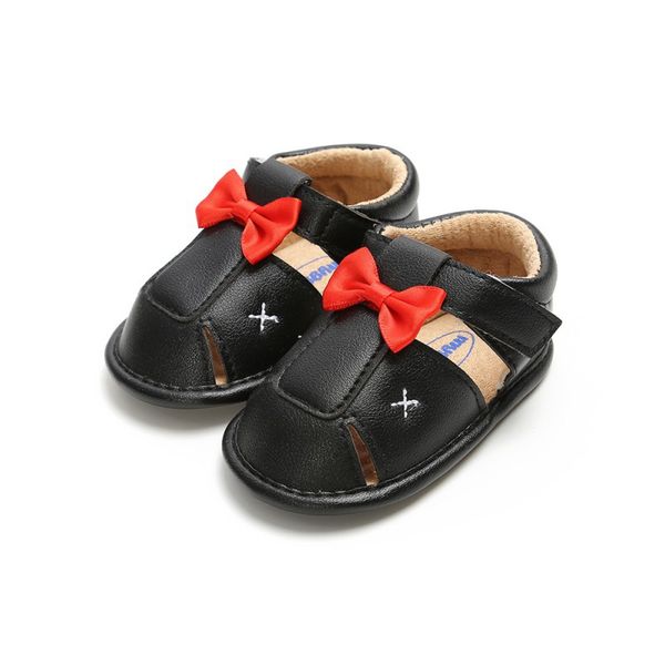 

baby shoes summer toddler girl cute pu soft sole anti-slip bow crib shoes first walkers walking for children 0-12months