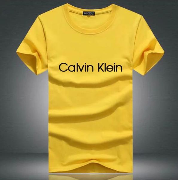 

CALVIN 2019 модная мужская футболка с короткими рукавами и удобрениями для увеличения