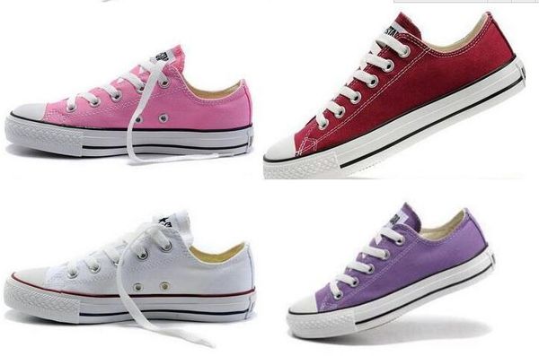 

2019 new star big size 35-46 casual shoes low style sports stars chuck classic canvas shoe sneakers men's/women's canvas shoes, Black