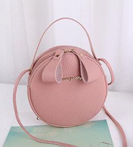 

2020 cute little round one shoulder diagonal portable cosmetic bag designer small bag wild