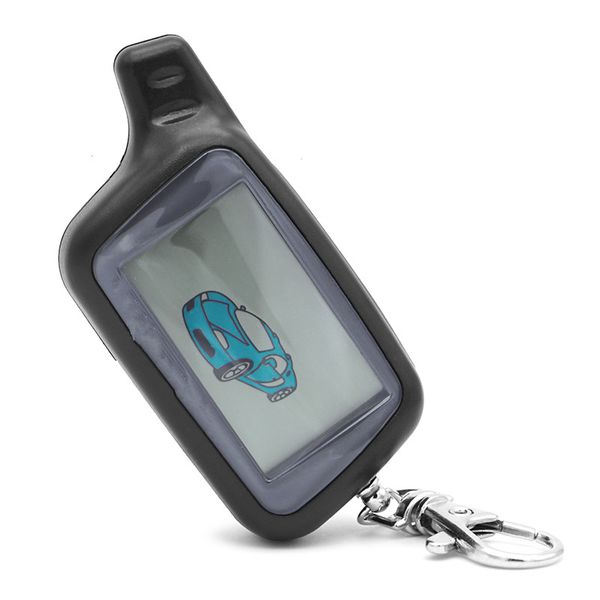 

x5 lcd remote control key fob for russian version vehicle security two way car alarm system tomahawk x5 keychain