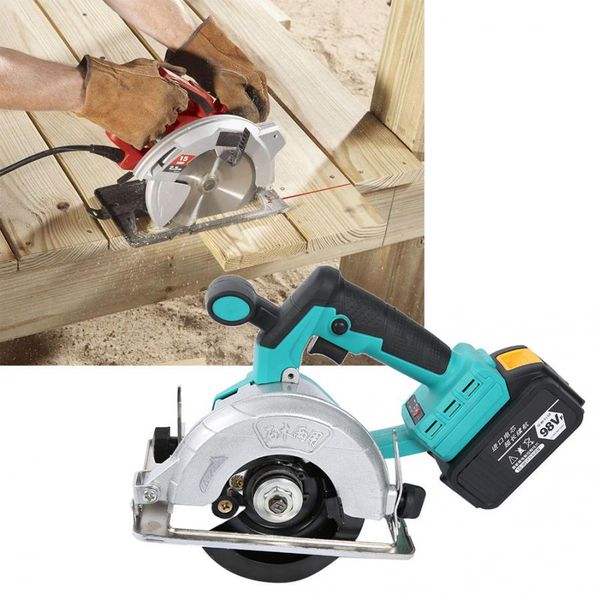 

saw 100-125mm li-ion cordless circular saw 3900rpm 2 batteries for wood stone tile sierra circular