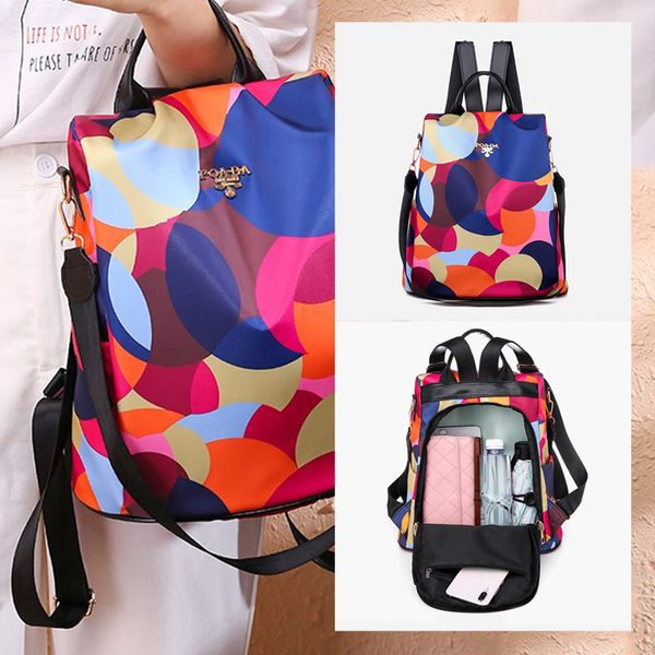 

2020 new waterproof oxford cloth shoulder ladies new korean leisure backpack student outdoor travel mini backpack women