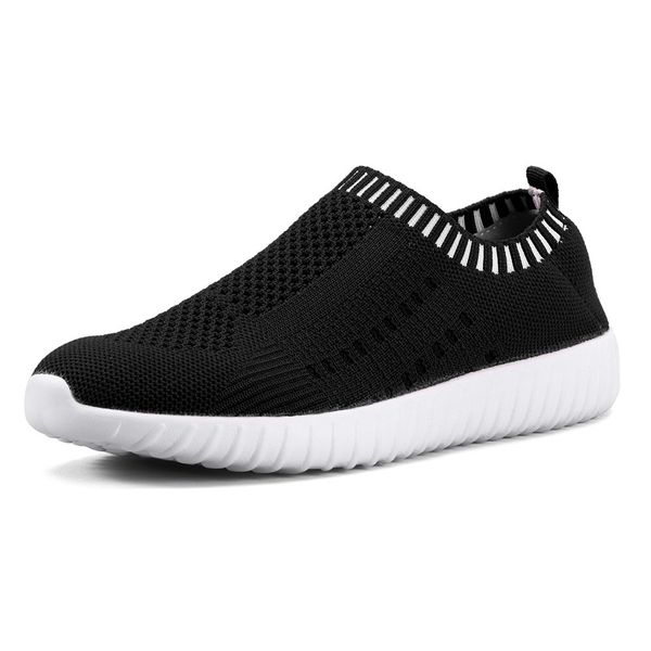 

new selling large size women's shoes flying woven sneakers one foot breathable lightweight casual sports running shoes twenty four
