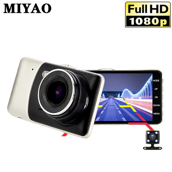 

4 inch mini car dvr dash cam camera hd 1080p car dvr camera video recorder registrator night vision dvrs dual lens dashcam