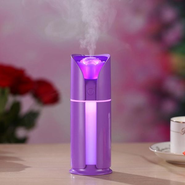 

night light usb mini humidifier aroma air essential oil diffuser ultrasonic atomizer creative car air purifier