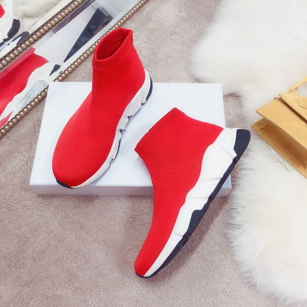 

2019 new designer women/men casual shoes red with green genuine leather flat bottom ing, Black
