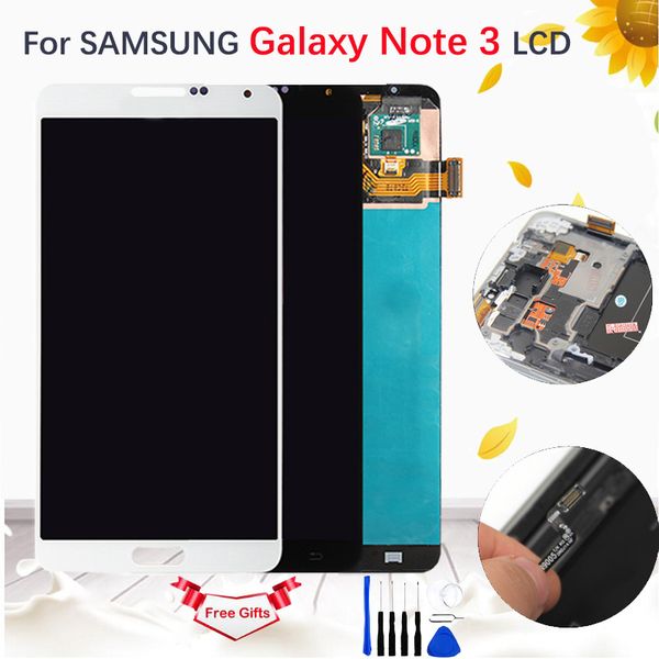 

5,7 '' amoled / tft lcd для samsung galaxy note 3 iii sm-n9005 sm-n900 жк-дисплей с сенсорным экраном дигитайзер в сборе с рамкой