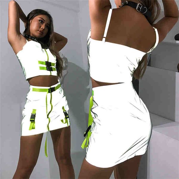 

сексуальные женщины 3m reflective костюмы рукавов crop tops шорты 2pcs одежда наборы v шеи тощий slim fit летние костюмы, Gray
